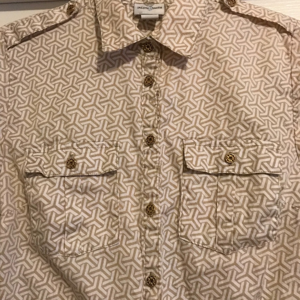 Jaclyn Smith button down shirt.